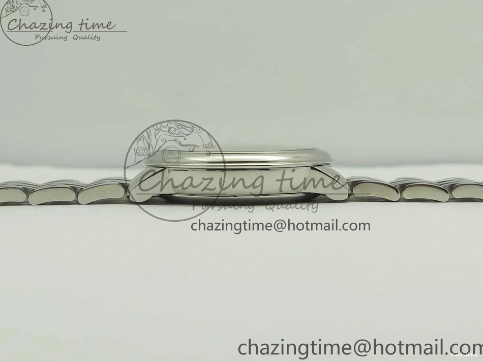 0105 TopPick De Ville Prestige Ladies 32.7mm SS MKF 1:1 Best Edition Blue Dial Diamonds Markers on SS Bracelet MIYOTA 7972